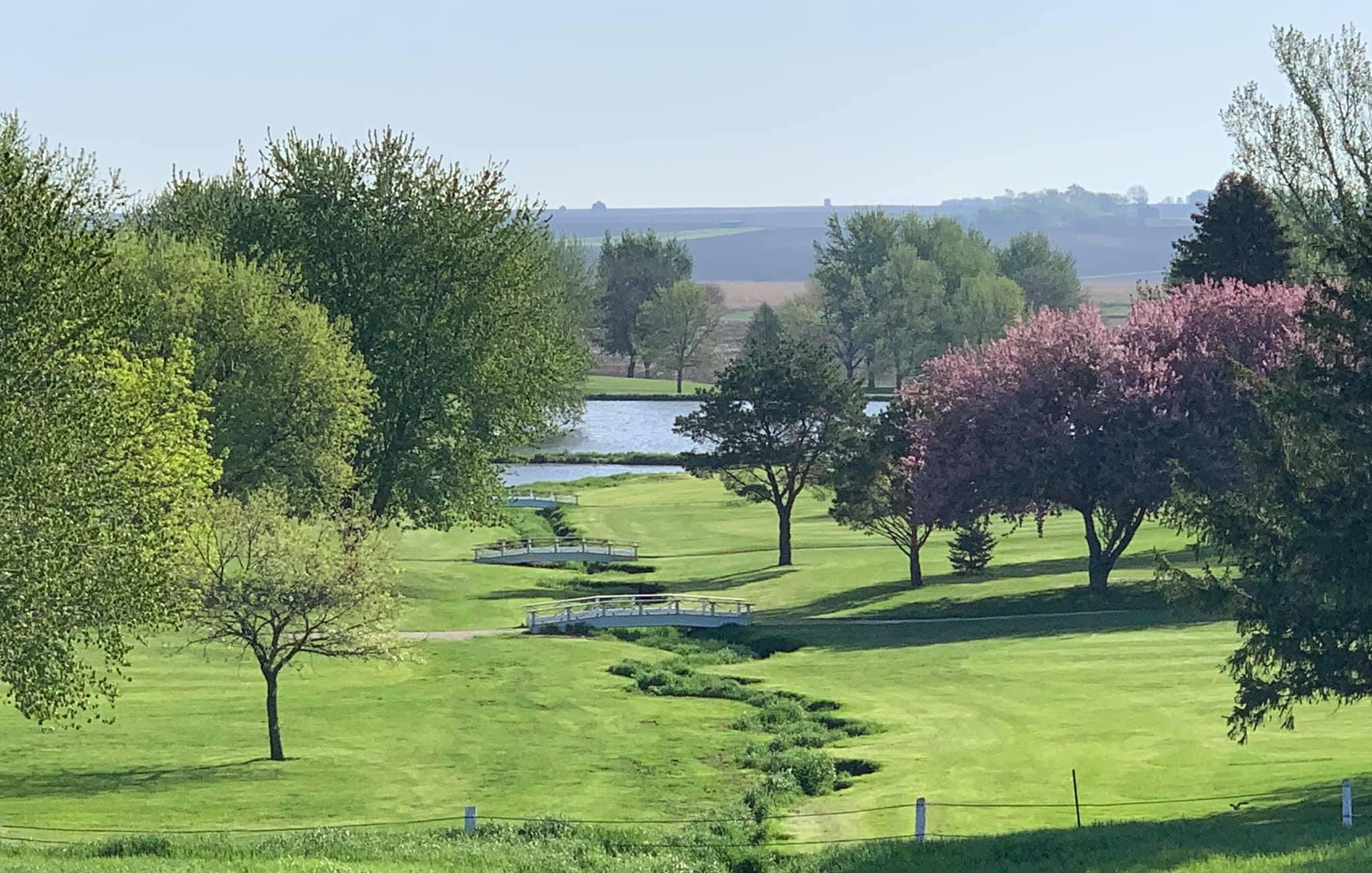 View of golf course fairway