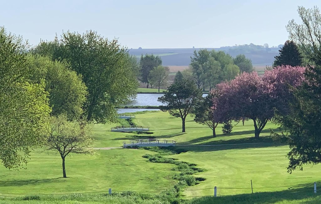 View of golf course fairway